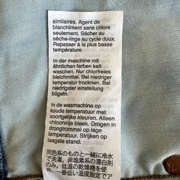 Madewell Mid-Rise Classic Straight Jeans in Carsondale Wash 25 Tall - Picture 8 of 11